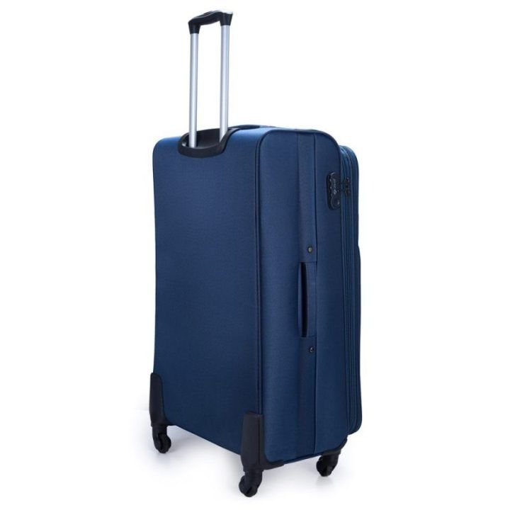 Didelis minkštas bagažas L Solier STL1651 navy-coffee