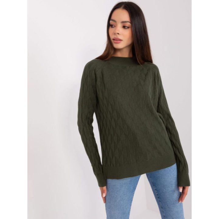 Megztinis khaki spalvos – chaki