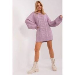 Ilgas megztinis AT – violetinė