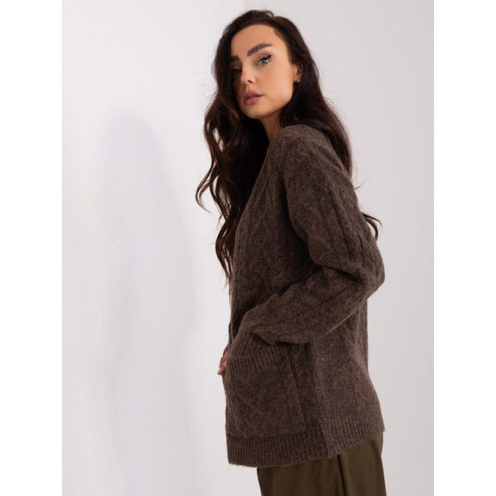 Rudas megztinis – raudona