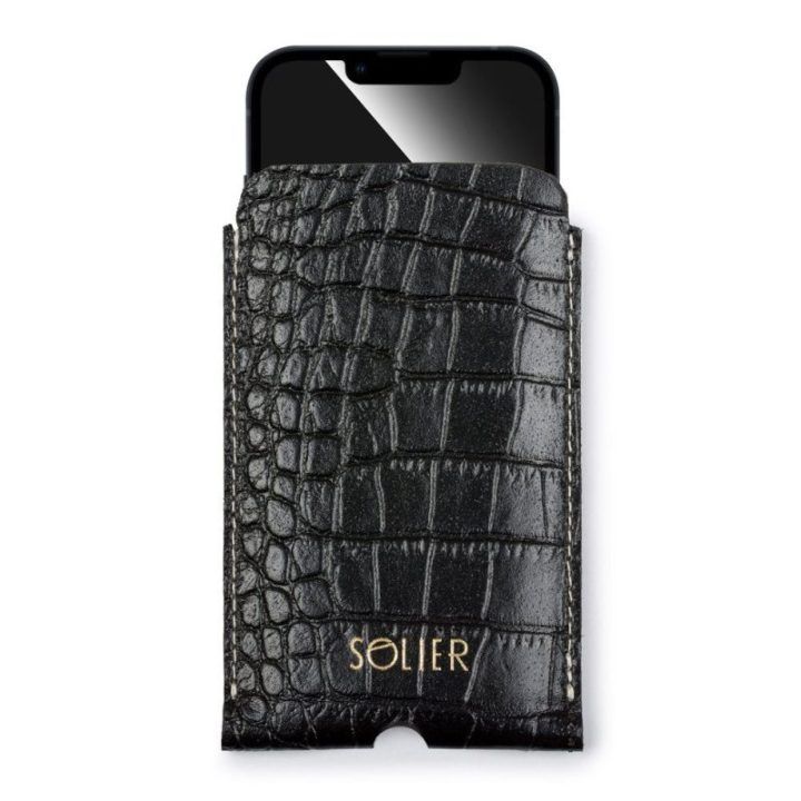 Odinis dėklas IPhone 13/14 Solier black snake