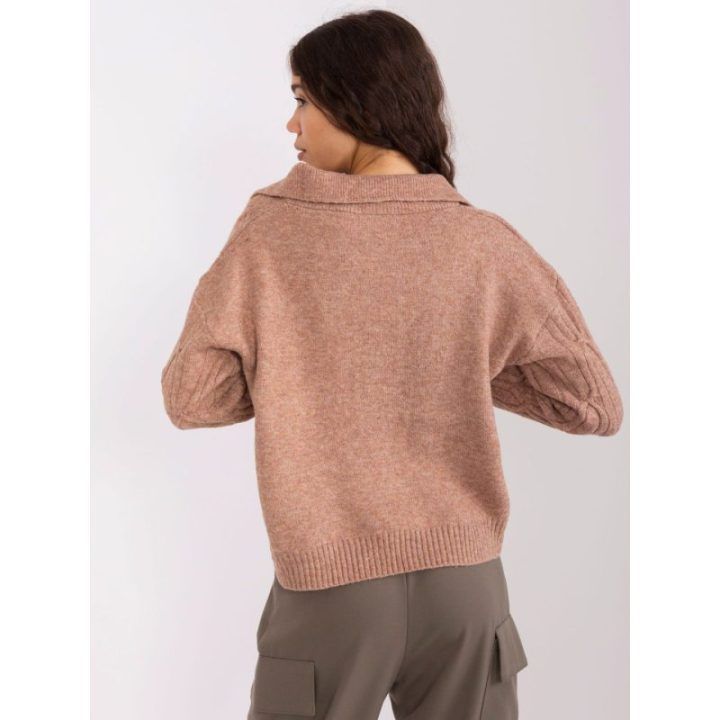 Rudas megztinis – raudona
