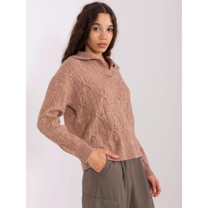 Rudas megztinis – raudona