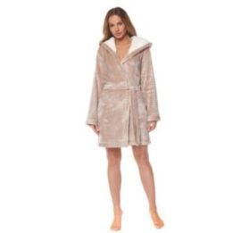 Chalatas L&L kolekcija L&L Collection – tamsiai smėlio