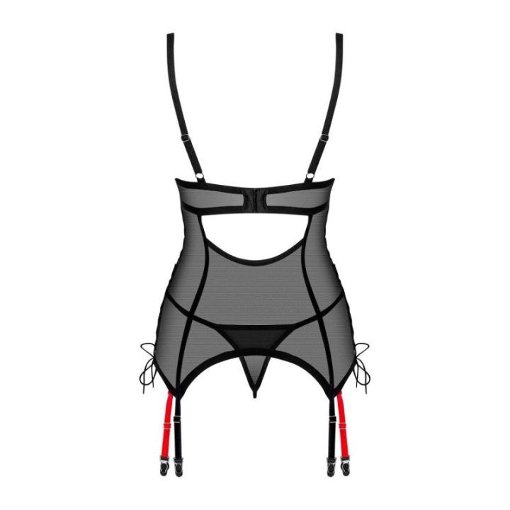Glandez korsetas Obsessive – juoda
