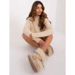 Šviesiai smėlio spalvos suknelė