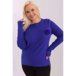 Megztinis plus size Factory Price – mėlyna