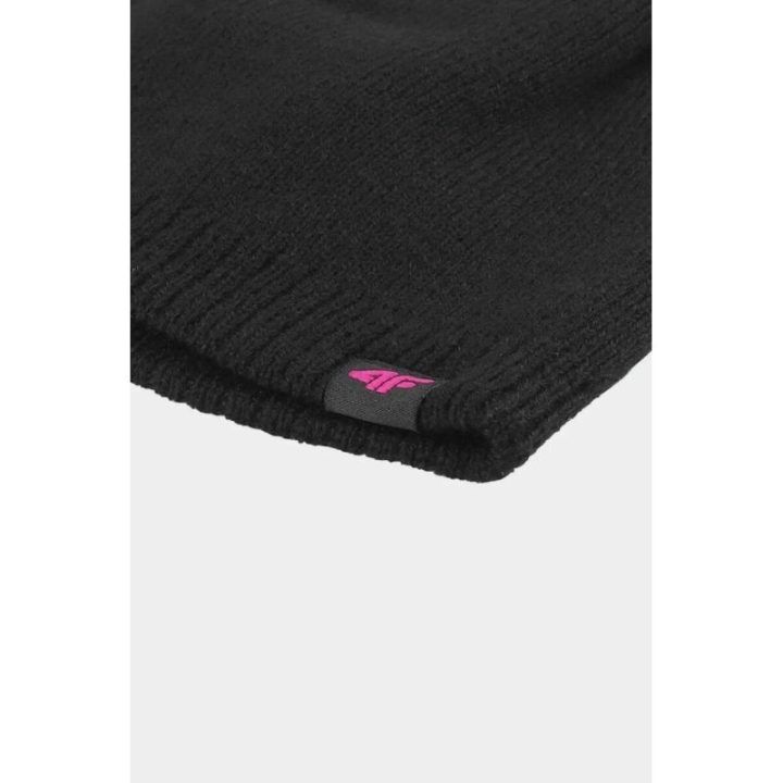 Moteriška žieminė kepurė 4F 4F 4FAW23ACAPF285-20S Black