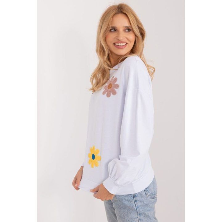 Džemperis Italija Moda Italy Moda – balta