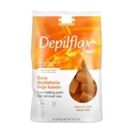 Depilflax BE juostelių kietasis depiliacinis vaškas 1KG natūralus