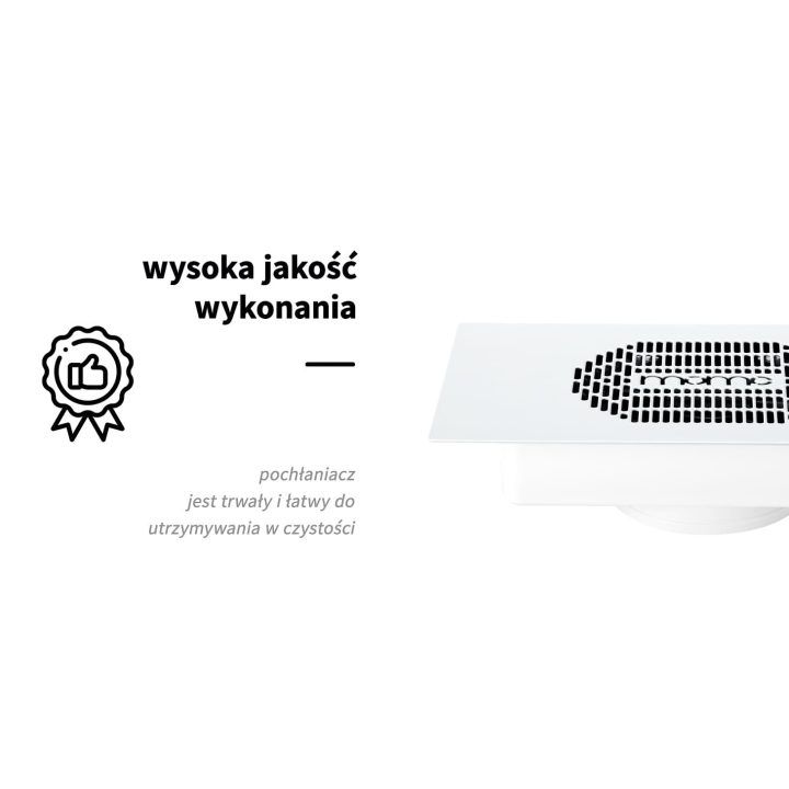 Įleidžiamas dulkių sugėriklis Momo S-41 , baltas