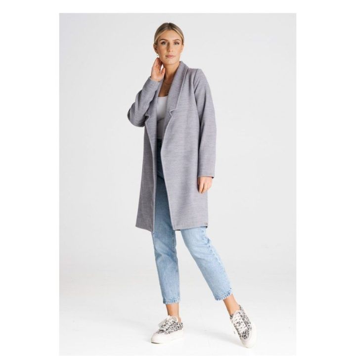 Paltas Figl – rusvai pilka