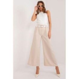 Moteriškos kelnės Italy Moda – smėlinė