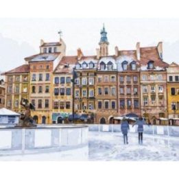Tapyba pagal skaičius Naujųjų metų aikštė 40x50 cm