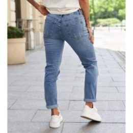 Mom fit“ džinsai su Forconese“ įplėšomis