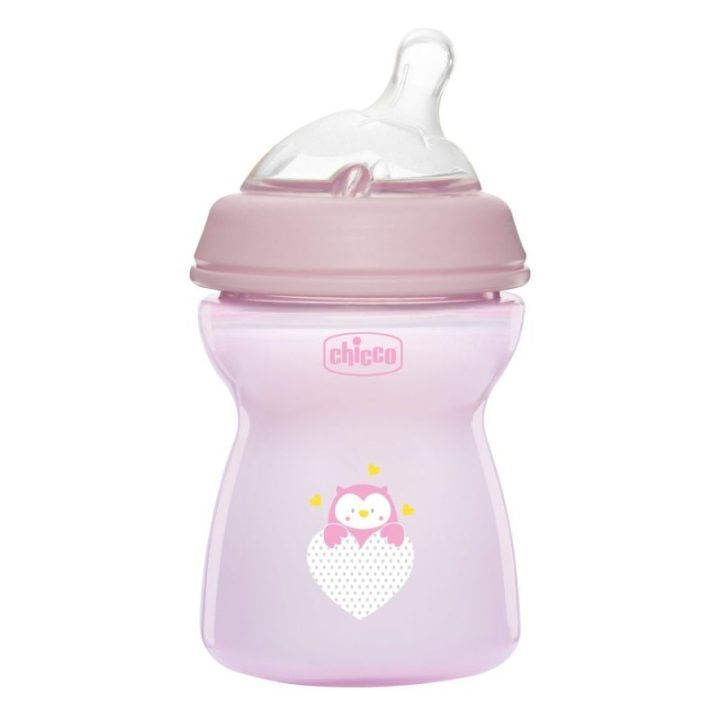00081323100000 NF Plastikinių Buteliukų 250 ml Rinkinys Mergaitėms (Nuo 2 mėn.)