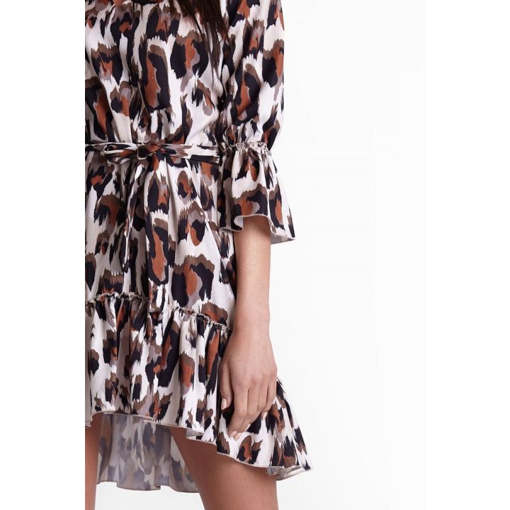 DORITA LEOPARD SUKNELĖ
