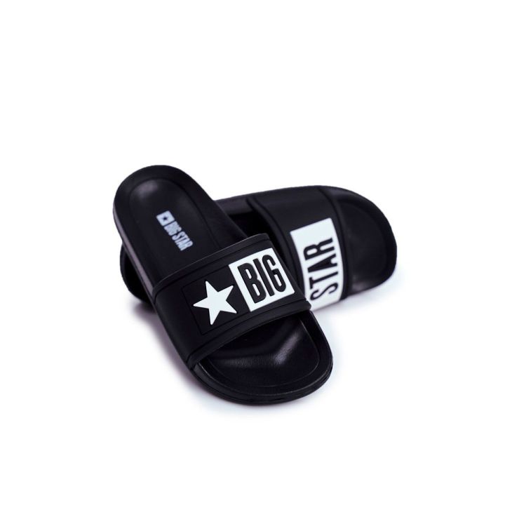 Vaikiškos šlepetės Big Star Black