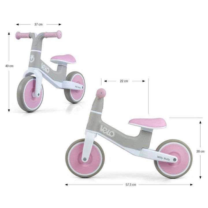 Balansinis dviratukas Velo pink