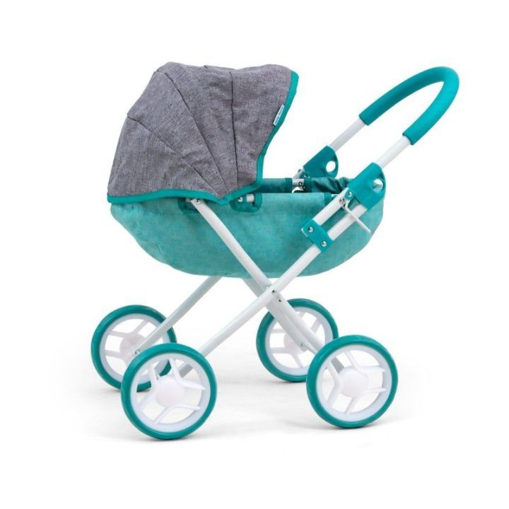 Lėlių vežimėlis Dori Prestige Mint