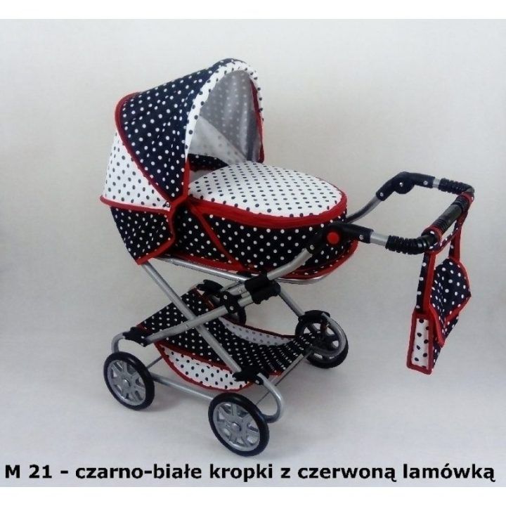 Lėlių vežimėlis vaikščiojimui su giliu stogeliu MONIKA