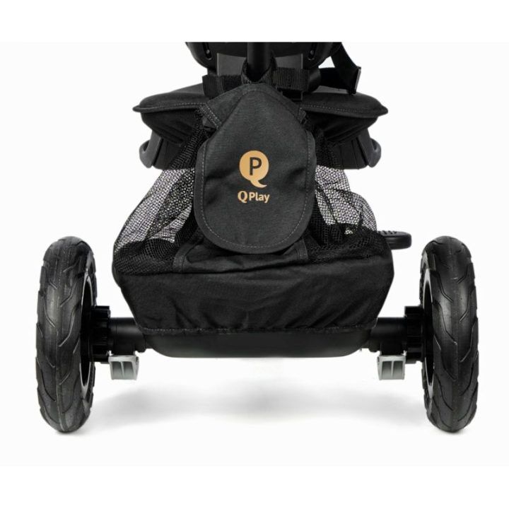Qplay Triratis Rito Deluxe guma juoda