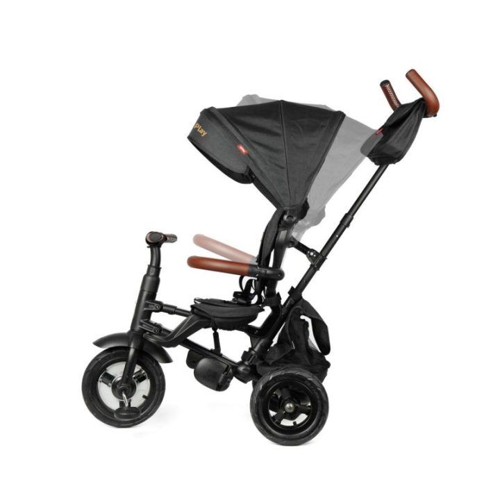 Qplay Triratis Rito Deluxe guma juoda