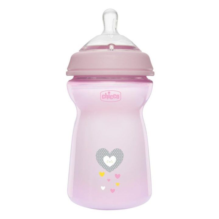 00081335100000 NF plastikinis buteliukas 6 mėn.+ 330 ml mergaitei