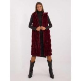 Bordo spalvos liemenė