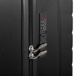 Vidutinio dydžio lagaminas Solier Luggage – juoda