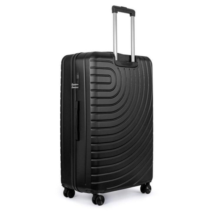 Vidutinio dydžio lagaminas Solier Luggage – juoda