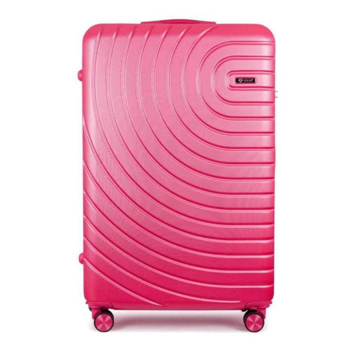 Vidutinis lagaminas Solier Luggage – koralų