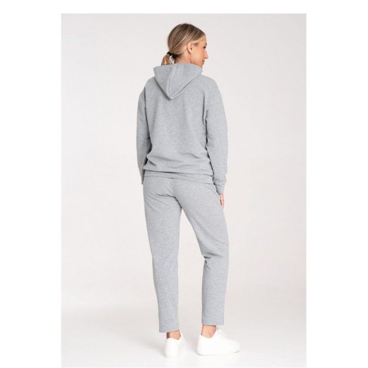 Hoodies Figl – rusvai pilka