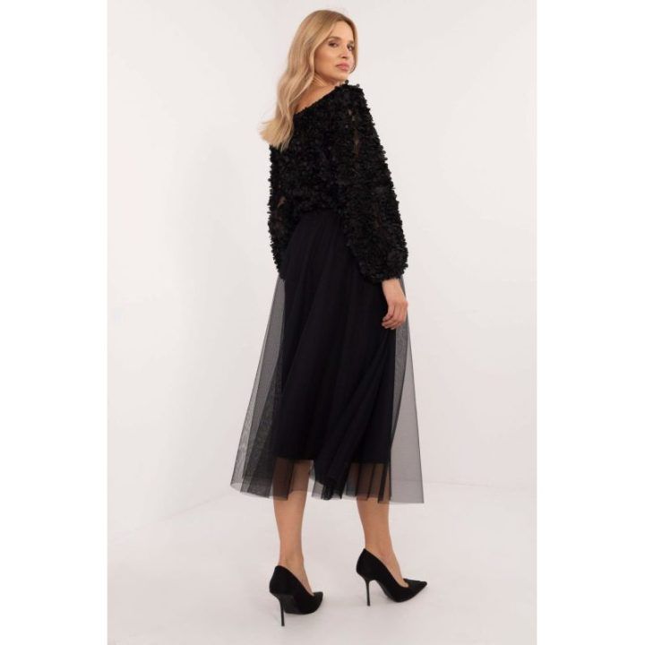 Mados sijonas Italy Moda – juoda