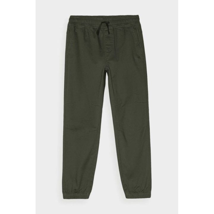 Laisvalaikio kelnės su guma Jogger 4F Chaki spalvos