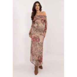 Vakarinė suknelė Italy Moda – smėlinė