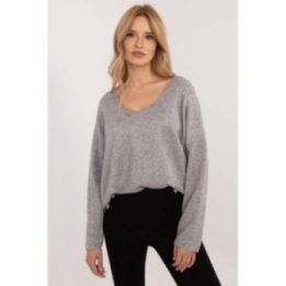 Megztinis Italy Moda – rusvai pilka