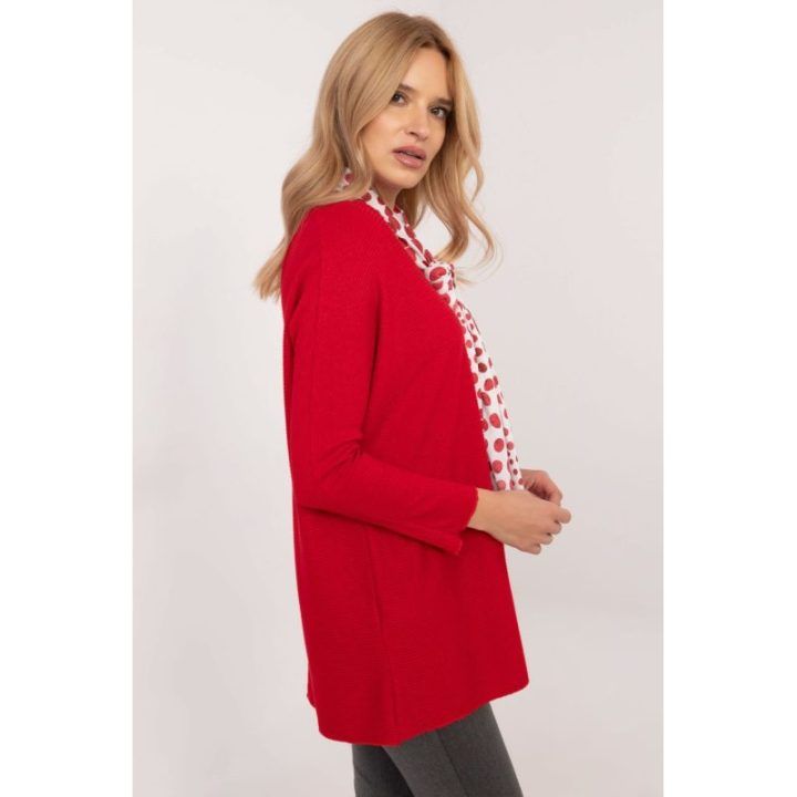 Megztinis 202904 Italy Moda – raudona