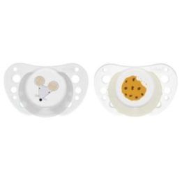 00075035440000 PF COMFORT AIR LUMI silikon 16-36 mėn. pilkas čiulptukas