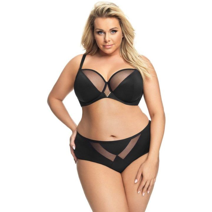 Švelni Gorsenia apatiniai Gorsenia Lingerie – juoda