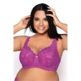 Paminkštinta push-up liemenėlė MAT – violetinė