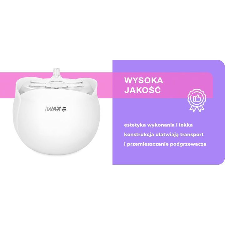 Vaško šildytuvas IWax flower 40 W 450 ml baltas