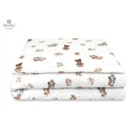 KIECZMERSKI 2 dalių patalynės komplektas 135x100 cm MIMINU DESIGN Meškiukai smėlio spalvos 100 % medvilnė