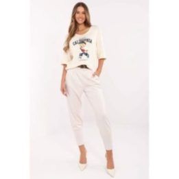 Sportinės kelnės Italy Moda – smėlinė
