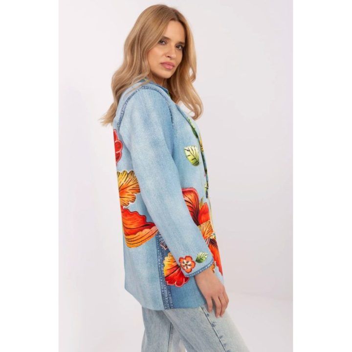 Moteriškas laisvalaikio švarkas Italy Moda – mėlyna
