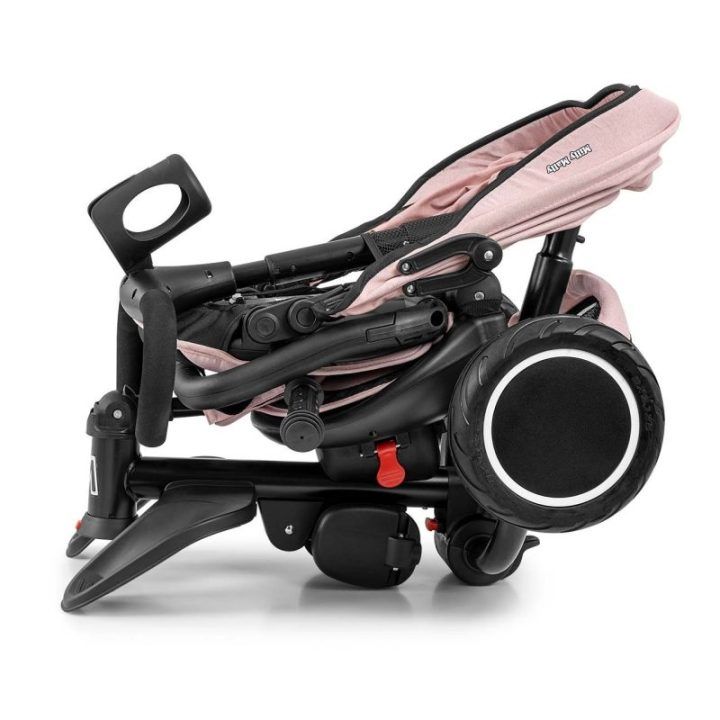 Triratukas Milly Mally Stanley Rubber, rožinis
