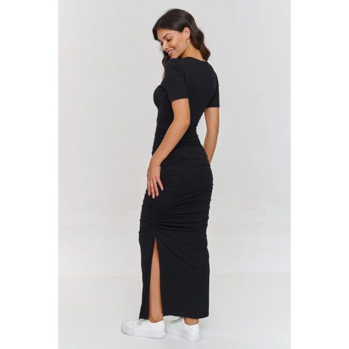 Elegantiška Makadamia suknelė – juoda