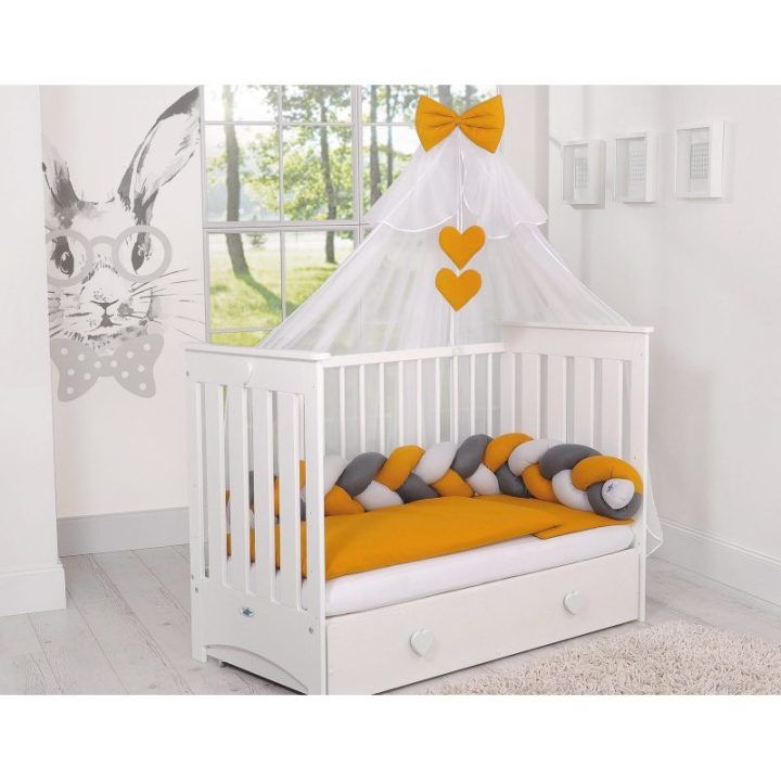 Pintas lovytės bamperis pilkas/medaus geltonumo/antracito