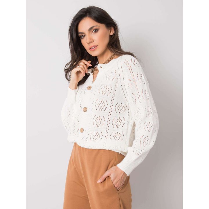 Sweter ecru