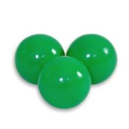 Sauso baseino plastikiniai kamuoliukai, 50 vnt., žali